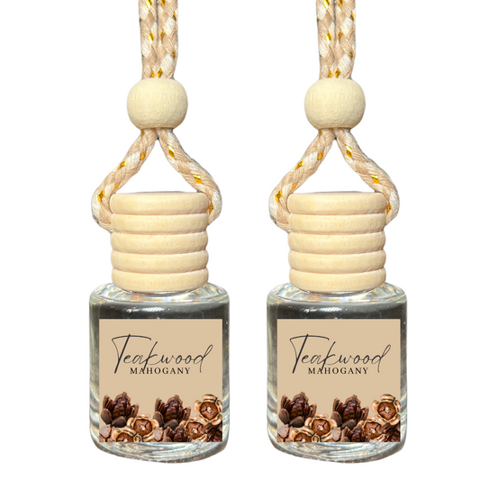 Mahogany Teakwood Car Diffuser – A Great Day Candle Co.